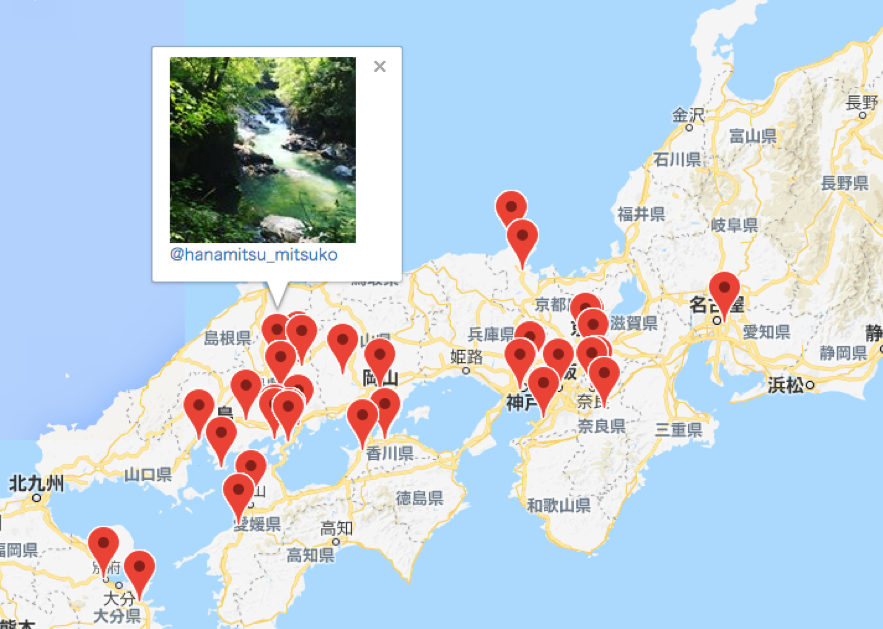 また行きたい西日本MAP画像