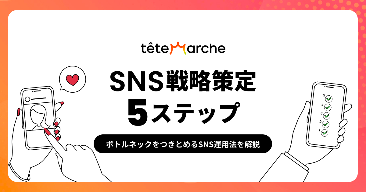 SNS戦略策定5ステップ｜ボトルネックをつきとめるSNS運用法を解説